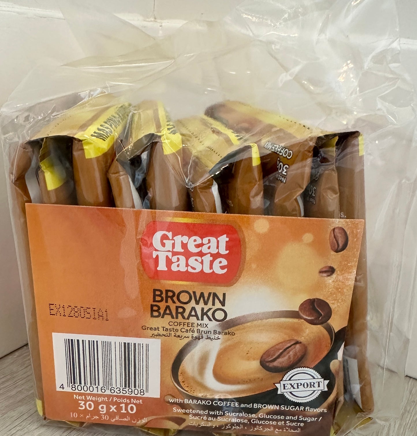 Great Taste Brown Barako coffee