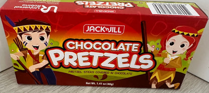 Jack and Jill Chocolate Pretzels