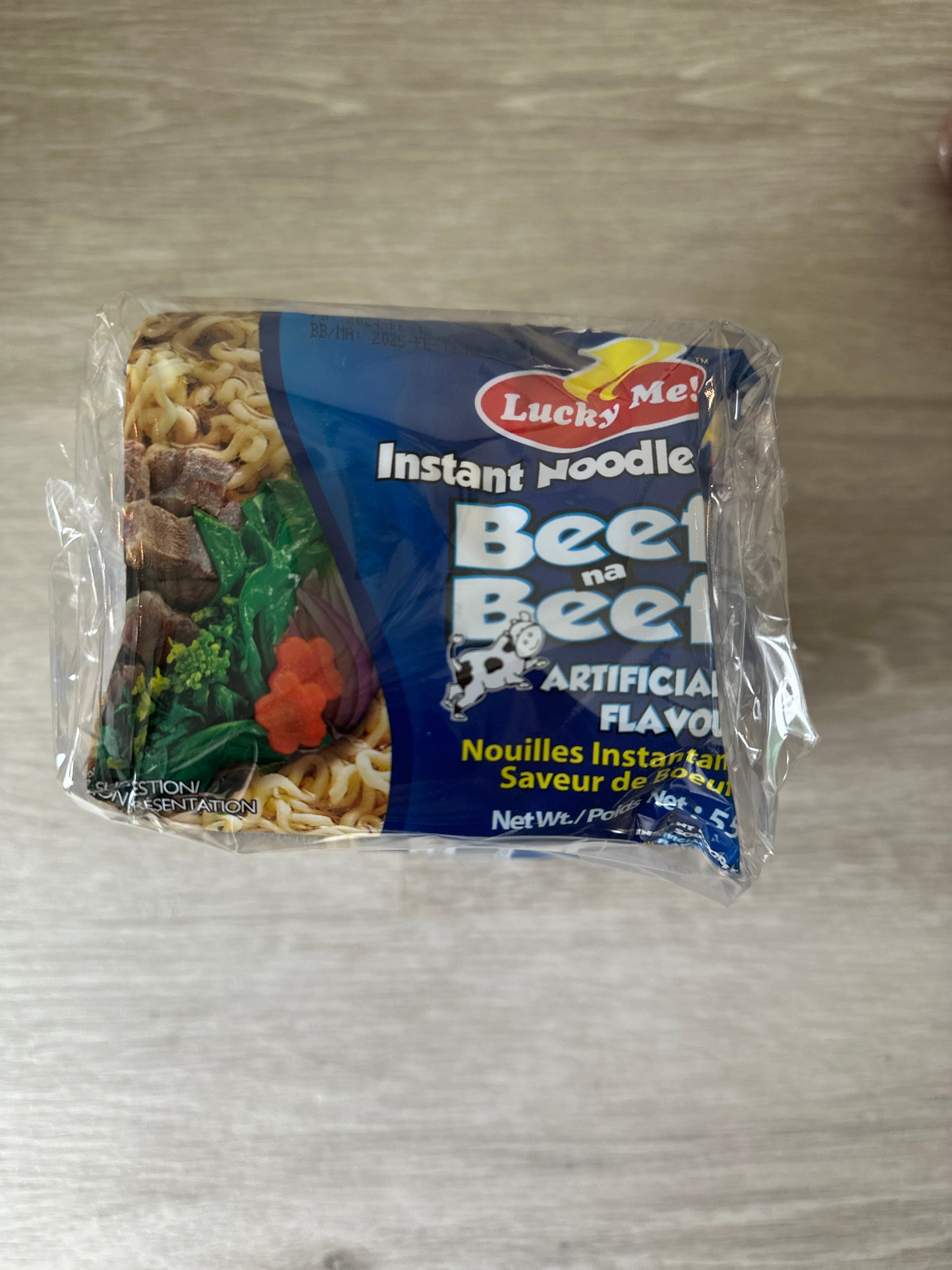 Lucky Me Beef Noodle